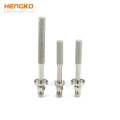 0.5 2 micras 1/4 &quot;1/8&quot; Barb nano Bubble Diffuser Ozone Aeration Stone para elaboración de cerveza casera